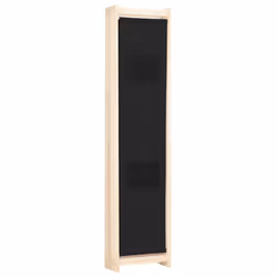 vidaXL 5-Panel Room Divider Black 200x170cm Fabric Privacy Screen Partition