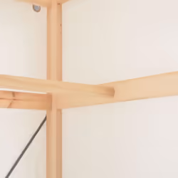 vidaXL Wardrobe White Fabric Clothes Storage Cabinet Organiser Shelves Rack - Additional view 4