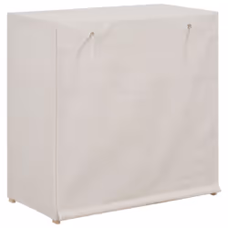 vidaXL Shoe Cabinet with Cover White Fabric Footwear Storage Rack Organiser