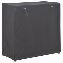vidaXL Shoe Cabinet with Cover Grey Fabric Footwear Storage Rack Organiser