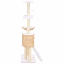 vidaXL Cat Tree with Sisal Scratching Post Seagrass Kitty Play Centre Tower