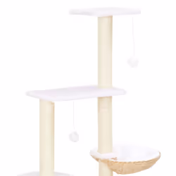 vidaXL Cat Tree with Sisal Scratching Post Seagrass Kitty Play Centre Tower