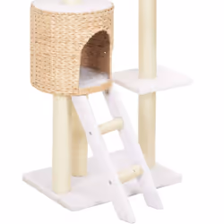 vidaXL Cat Tree with Sisal Scratching Post Seagrass Kitty Play Centre Tower - Additional view 4
