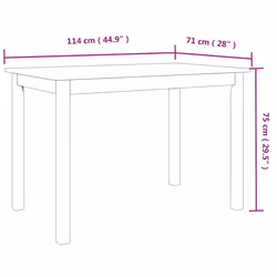 VidaXL 247363 kitchen/dining table - Additional view 7