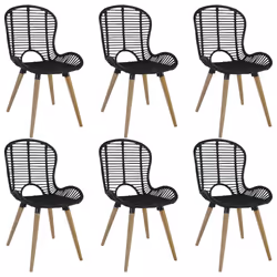 VidaXL 275838, Rattan, Wood, 480 mm, 640 mm, 850 mm, 44 cm, 45 cm