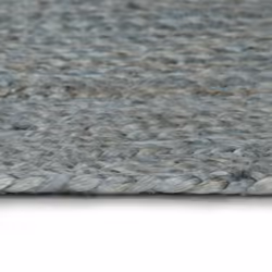 vidaXL Handmade Rug Jute Round 90cm Olive Green Room Floor Protector Carpet - Additional view 3