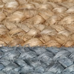 vidaXL Handmade Rug Jute with Olive Green Border 120cm Floor Protector Carpet - Additional view 4