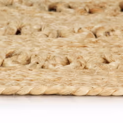 vidaXL Handmade Rug Braided Jute 150cm Home Room Floor Protector Carpet Mat