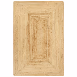 vidaXL Handmade Rug Jute Natural 160x230cm Home Room Flooring Area Carpet Mat