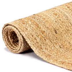vidaXL Handmade Rug Jute Natural 160x230cm Home Room Flooring Area Carpet Mat