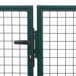 Garden Gate Steel 350x75 cm Green - Additional view 2