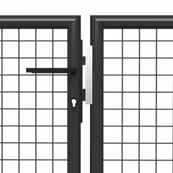 Garden Gate Steel 500x100 cm Anthracite - Additional view 2