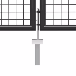Garden Gate Steel 500x100 cm Anthracite - Additional view 3