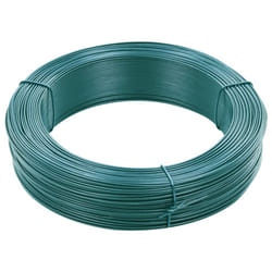 vidaXL Fence Binding Wire Steel Blackish Green Garden Mesh Entrance Gate Door