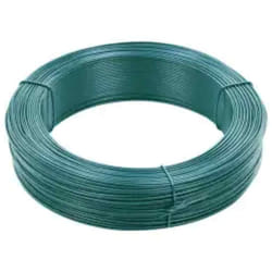 vidaXL Fence Binding Wire Steel Blackish Green Garden Mesh Entrance Gate Door