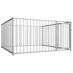 vidaXL Outdoor Dog Kennel 200x200x100 cm Puppy Pet House Garden Animal Cage