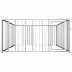 vidaXL Outdoor Dog Kennel 200x200x100 cm Puppy Pet House Garden Animal Cage
