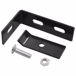 vidaXL Wall Corner Connector 10 Sets Anthracite Elbow Fence Accessory Screw - Additional view 2