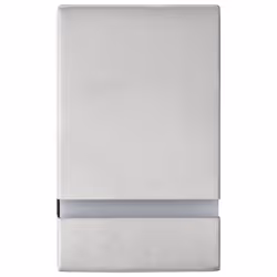 vidaXL 2x Outdoor Wall Lights 35W Silver Rectangular Garden Lighting Lamp