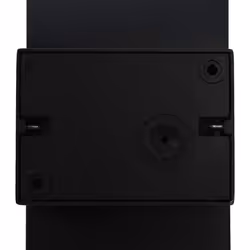 vidaXL Outdoor LED Wall Light 9W Black Oval Garden Patio Lighting Fixture Lamp