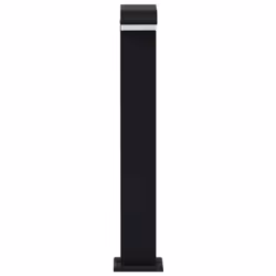 vidaXL Outdoor LED Lamp 9W Black Oval Pathway Landscape Patio Lighting Fixture