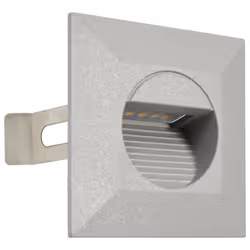 vidaXL 6x Outdoor LED Wall Lights 5W Silver Square Garden Patio Lighting Lamp