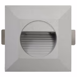 vidaXL 6x Outdoor LED Wall Lights 5W Silver Square Garden Patio Lighting Lamp