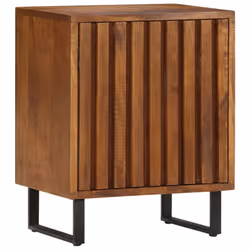 vidaXL Solid Mango Wood Bedside Cabinet Bedroom Nightstand Side Table Unit - Additional view 7