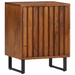 vidaXL Solid Mango Wood Bedside Cabinet Bedroom Nightstand Side Table Unit - Additional view 8