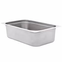 vidaXL 2x Gastronorm Containers GN 1/1 150mm Stainless Steel Stackable Tray