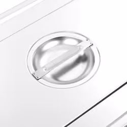 vidaXL 2x Pan Lids GN 1/1 Stainless Steel Cooking Tray Screen Guard Cover - Additional view 4