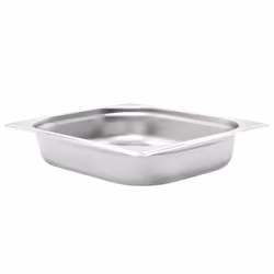 vidaXL 4x Gastronorm Containers GN 1/2 65mm Stainless Steel Stackable Tray