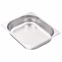 vidaXL 4x Gastronorm Containers GN 1/2 65mm Stainless Steel Stackable Tray