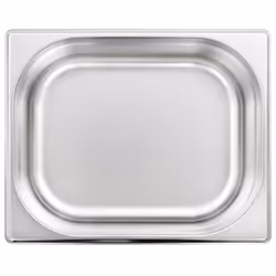 vidaXL 4x Gastronorm Containers GN 1/2 100mm Stainless Steel Stackable Tray - Additional view 4