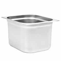 vidaXL 2x Gastronorm Containers GN 1/2 200mm Stainless Steel Stackable Tray