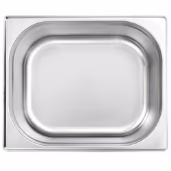 vidaXL 2x Gastronorm Containers GN 1/2 200mm Stainless Steel Stackable Tray - Additional view 4