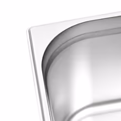 vidaXL 2x Gastronorm Containers GN 1/2 200mm Stainless Steel Stackable Tray - Additional view 6