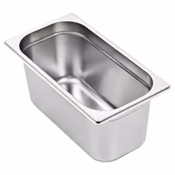vidaXL 4x Gastronorm Containers GN 1/3 150mm Stainless Steel Stackable Tray - Additional view 3