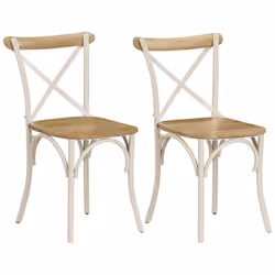 VidaXL 247315, Mango wood, Steel, 110 kg, 510 mm, 520 mm, 840 mm, 41 cm