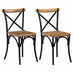 VidaXL 247316, Mango wood, Steel, 510 mm, 520 mm, 840 mm, 41 cm, 42 cm