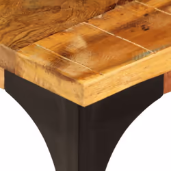 vidaXL Coffee Table Solid Reclaimed Wood Living Room Tea Side Telephone Stand - Additional view 6