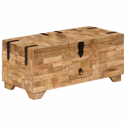 vidaXL Solid Mango Wood Coffee Table 80x40x35cm Home Tea Side Telephone Stand - Additional view 10