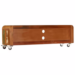 vidaXL TV Cabinet 120x30x36cm Solid Reclaimed Wood Home HiFi Stand Unit Centre