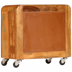 vidaXL Bedside Cabinet Solid Reclaimed Wood Bedroom Nightstand Side Table