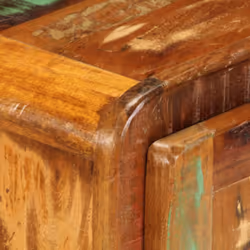 vidaXL Bedside Cabinet Solid Reclaimed Wood Bedroom Nightstand Side Table - Additional view 4