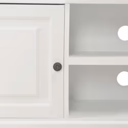 vidaXL TV Cabinet White 90x30x40cm Wood HiFi Entertainment Centre Stand Unit - Additional view 7