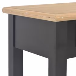vidaXL Console Table Black 110x35x80cm Wood Side Cabinet Stand Hall End Drawer - Additional view 5