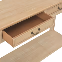 vidaXL Console Table 110x35x80cm Wood Side Cabinet Stand Hall End 2 Drawers - Additional view 6