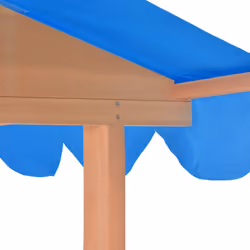 vidaXL Kids Playhouse with Sandbox Fir Wood Blue UV50 Children Fun Play Centre - Additional view 5