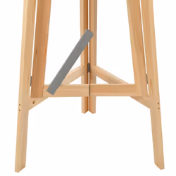 vidaXL Foldable Bar Table 78cm Fir Wood Side End Coffee Dining Breakfast Stand - Additional view 6